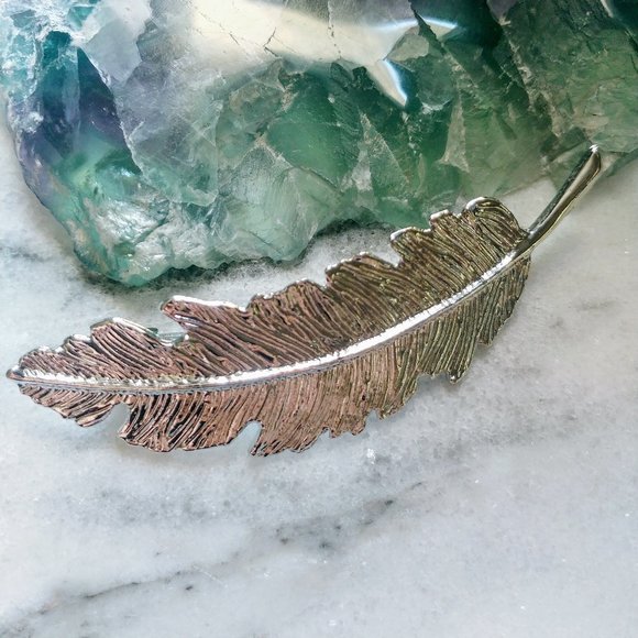 Free People Hair Clip – Silver Barrette - Picture 2 of 4